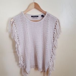 Maison Scotch Fringe Top in size 1/2
